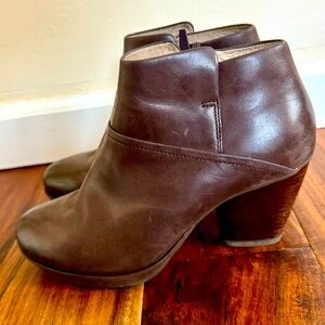 Dansko Brown Leather Ankle Boots Booties